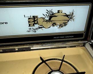 Close up of Kenmore Stove