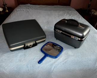 VIntage Luggage Set Gray