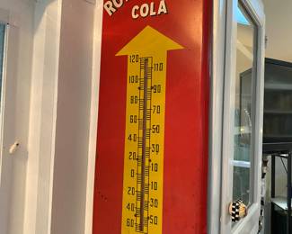#46- $100 - Vintage 50's Royal Crown Cola Thermometer 10"Wx24"H