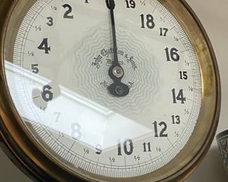 #41 - $300 - John Chatillon Scale New York 26"Wx10"Dx18"H