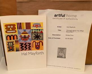 #68C - $70 each Hal Mayforth numbered Prints 17"Wx21"H "What about me "