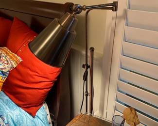 #67 - $60 - Metal floor lamp 10"Rx51"H