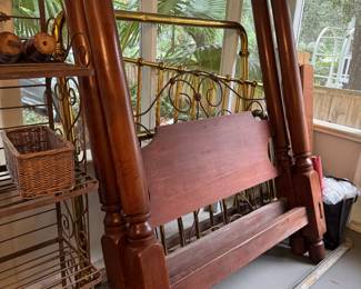 $375 - Full size bed four poster 