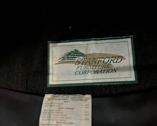 $375 - Leather chair swivel 