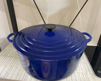 #34 - $120 - Blue LeCreuset Dutch Oven 13"R