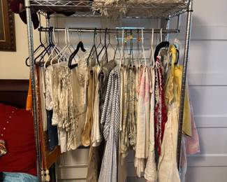 Lot of antique linens.