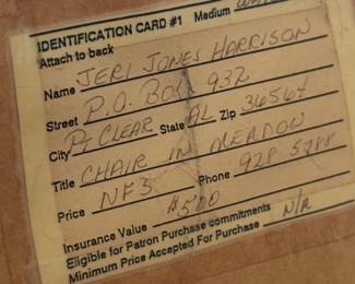 #28 - $240 - Original Watercolor by Jerry Jones Harrison 32"Wx38"H -Point Clear AL artist 