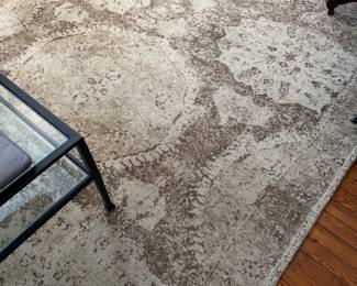 #8 - $150 - Wool Kalin Tan & cream rug 8'x10'