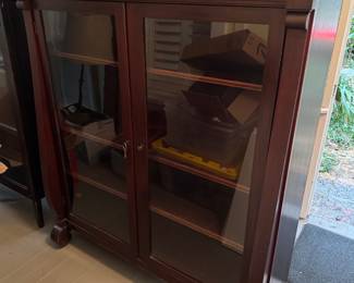 $400 - American Empire mahogany bookcase 