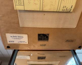 0#27 - $90 - Framed Print of Pinup Woman 15"Wx18"H