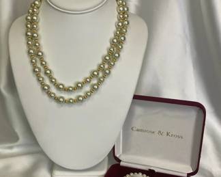 Camrose Kross Jackie Kennedy Pearl Jewelry