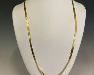 30in 14k Gold Flat Chain