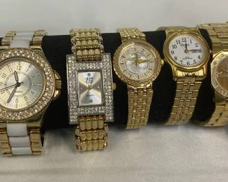 Croton Timex Pulsar And More Womens Gold Colored Watches