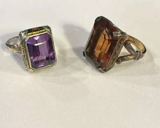 Spinel And 14k Gold Ring With Cloisonn Detail