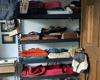 Handbags of all sorts.....more not displayed yet....designer labels  