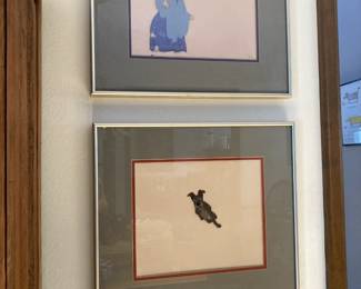Disney Cel's - Cinderella's stepmother, Lady Tremaine and Tramp......TRAMP SOLD