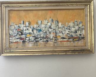 Contemporary oi, signed