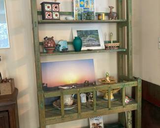 Rustic Shelves with accessories