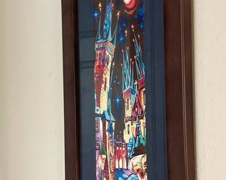 Contemporary framed poster