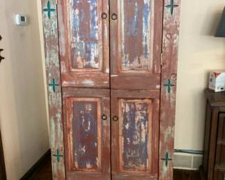 Rustic painted Cabinet