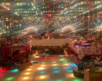 Christmas Boutique on Disco Dance Floor