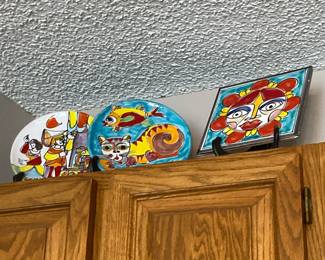 Italian plates and tile