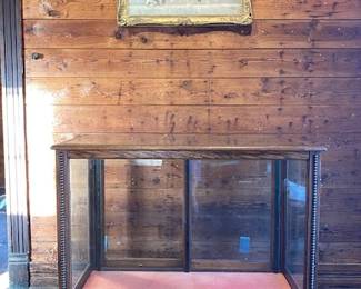 Elevate your shop with this stunning vintage oak display case.  The don't make them like they use to!