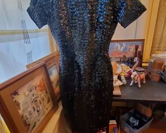 Sequined dress size 8 Saks Fifth Avenue