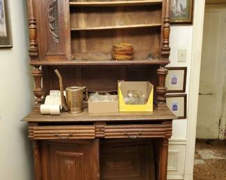 Front view of cabinet