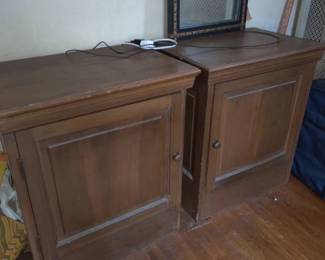 2 side cabinets