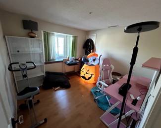 Pink Gamer desk and chair