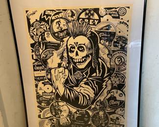 Shepard Fairey Psycho Posse Signed and numbered