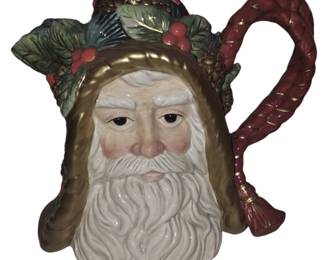 Retired Fitz Floyd Santa Teapot