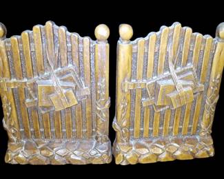 Ornawood Gate and Schoolbooks Bookends