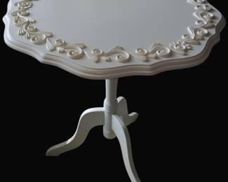White Detailed Table