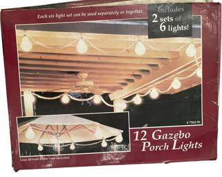 Box of 12 Gazebo Porch Lights
