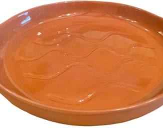 Vintage SW Terracotta Round Glazed Tray
