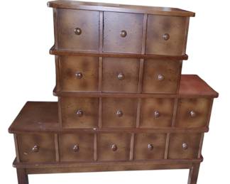 Vintage Stacked Apothecary Organizer