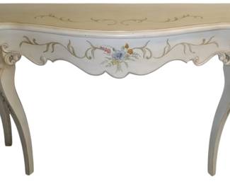 French Provincial Painted Entry Table