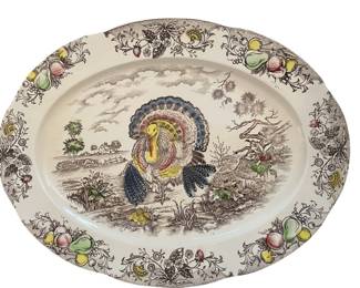 Vintage Turkey Platter