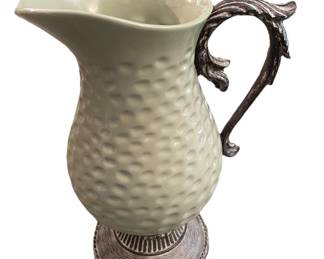 Fitz Floyd Exoticals Mint Pitcher