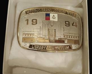 Masonic Grand Lodge Belt Buckle