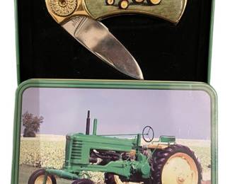 Franklin Mint John Deere Knife In Case
