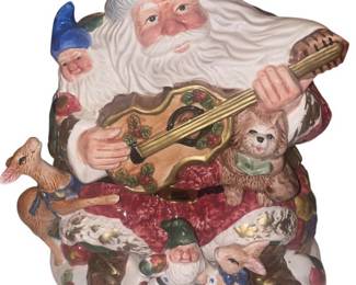 Vintage Santa Playing Ukelele