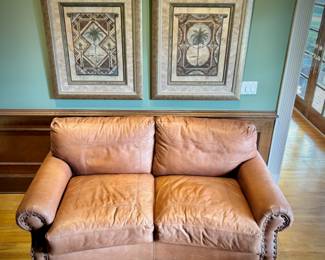 Bernhardt leather sofa