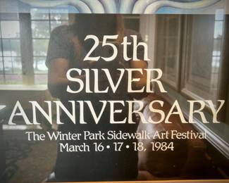 1984 Winter Park Sidewalk Festival poster