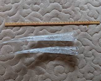 USSR Soviet Crystal horns.