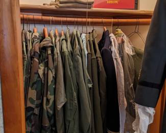 Military fatigues, very nice shape.