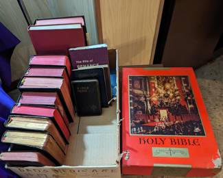 Multiple Bibles.
