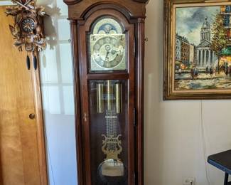 GMK Fancher Grandfather Clock.  Needs some work.